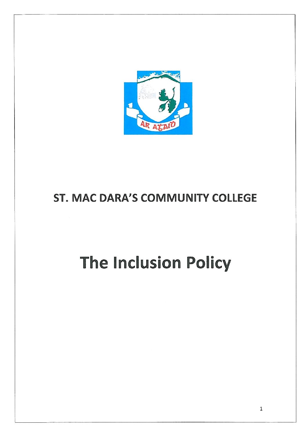 Inclusion Policy