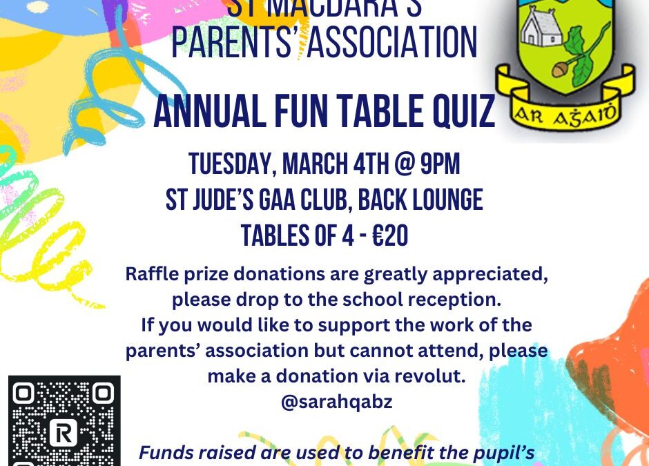 Parents’ Association Fun Quiz 2025